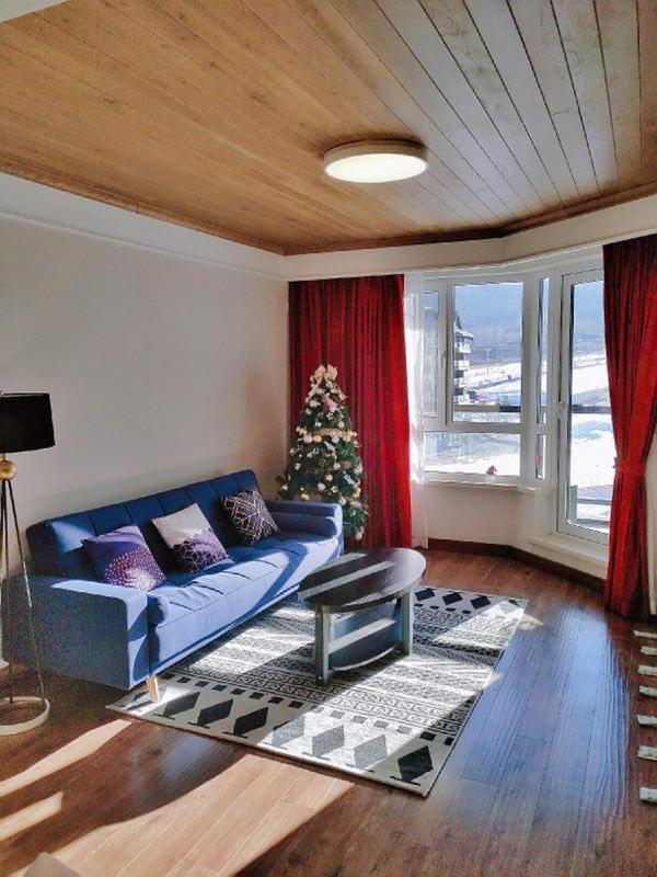 Songhua Lake Qingshan Snow View Apartment Jilin Bagian luar foto